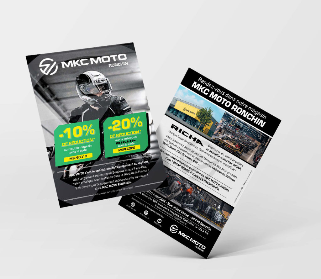 JBL Com & Cie - Portfolio - Flyer MKC Moto