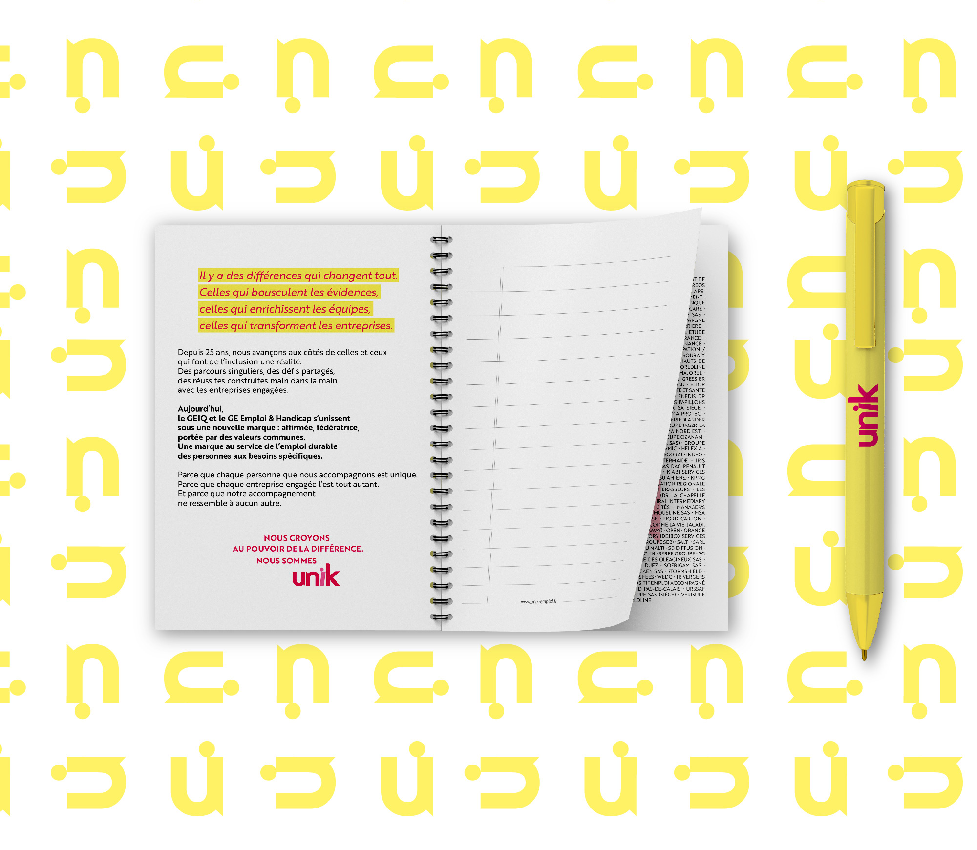JBL Com & Cie - Portfolio - Unik - Branding
